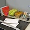 Azar Displays Organizer Storage Tote Bin with Handle, Small, 9 in.W x 6 in.D x 4 in.H, 4PK 556233-4PK - alternate 4